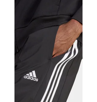 Штаны мужские Adidas Aeroready Essentials Tapered Cuff Woven 3-Stripes Sportswear Black IC0041