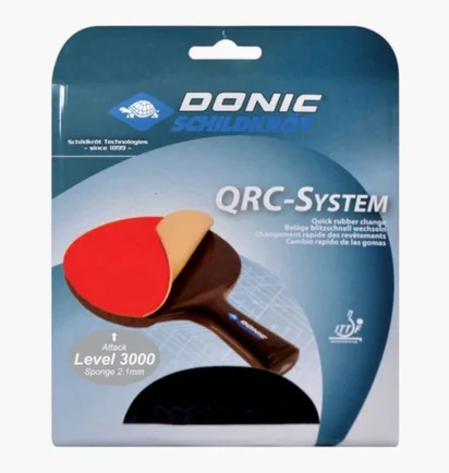 Набор накладок на ракетки для тенниса Donic Qrc Level 3000 Black/Red DT1-752578