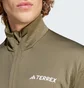 Кофта мужская Adidas Terrex Multi Light Fleece Full-Zip Jacket Olive IQ3742