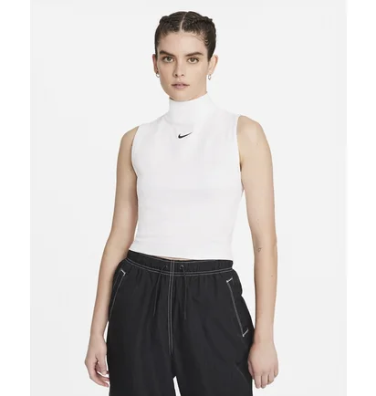 Топ женский Nike Womens Sleeveless Mock Top Black DD5880-100