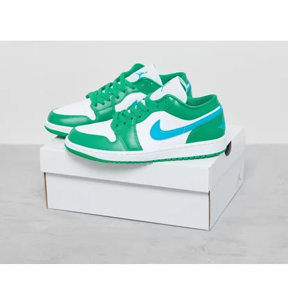 Кросівки жіночі Air Jordan Air 1 Low Green/White DC0774-304