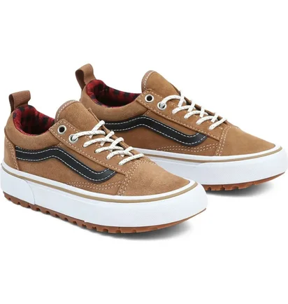 Кеды мужские Vans Old Skool Mte-1 Plaid Brown VN0A5FBOY491