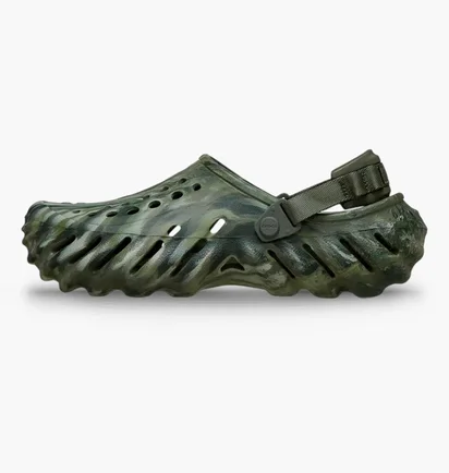 Тапочки унисекс CROCS Echo Olive 208454-3N4