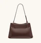 Сумка жіноча JW PEI Rhea Pebbled Double Buckle Shoulder Bag Brown BB2025BG134085JWP
