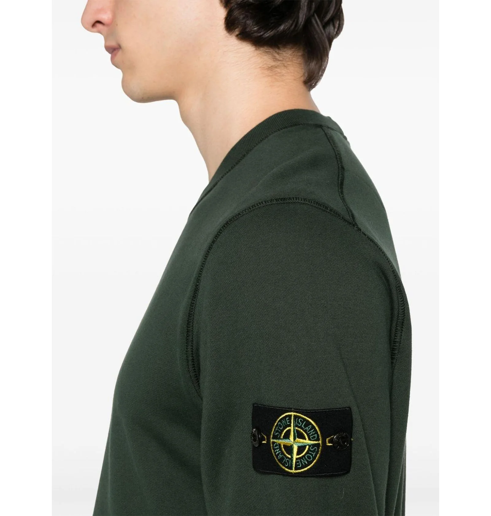 ᐉ Свитшот мужской Stone Island Organic Cotton Fleece Olive