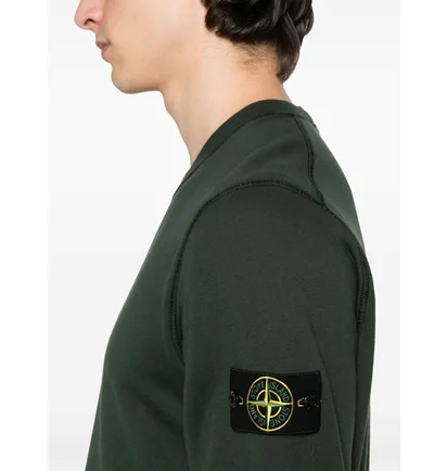 Світшот чоловічий Stone Island Organic Cotton Fleece Olive K2S156100060S0051-V005E