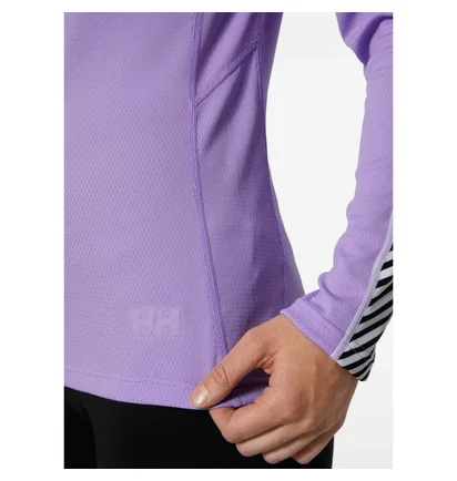 Термобелье женское Helly Hansen Lifa Active Stripe Crew Violet 49413-699