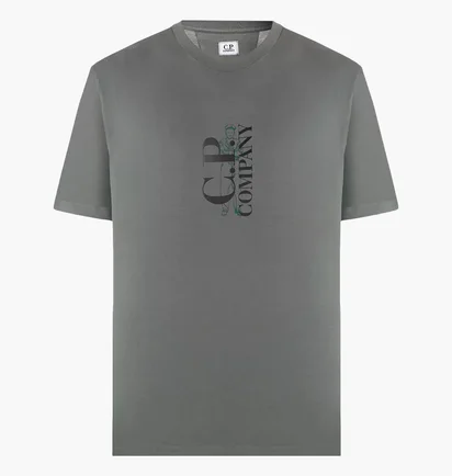 Футболка мужская C.P. Company Grey 20CMTS084A-005100W-668