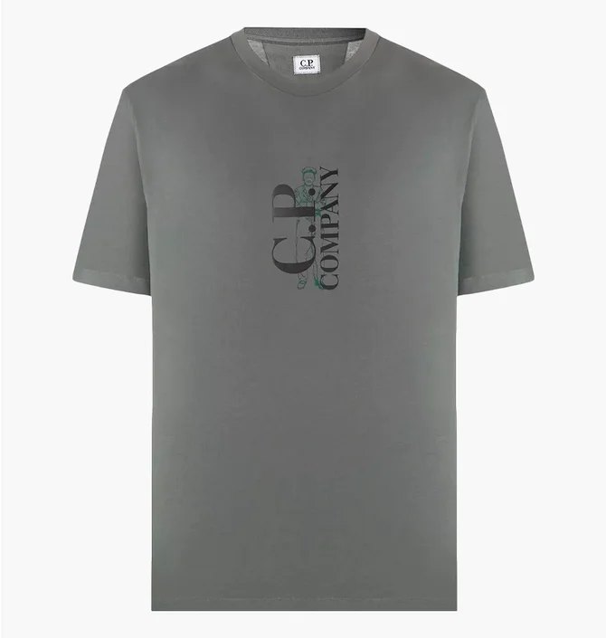Футболка мужская C.P. Company Grey 20CMTS084A-005100W-668