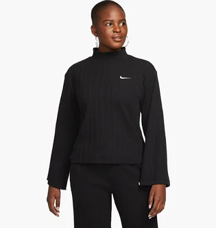 Кофта женская Nike Sportswear Ribbed Jersey Black DM6399-010