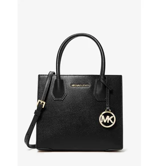Сумка женская Michael Kors Mercer Medium Pebbled Leather Crossbody Bag Black 35S1GM9M2L-BLACK-18984