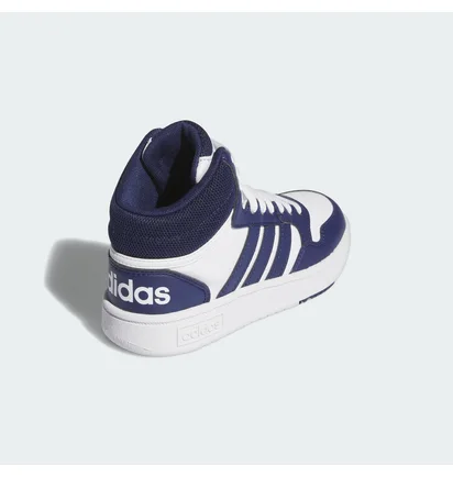Кроссовки детские Adidas Hoops 3.0 Mid White/Blue IG3717