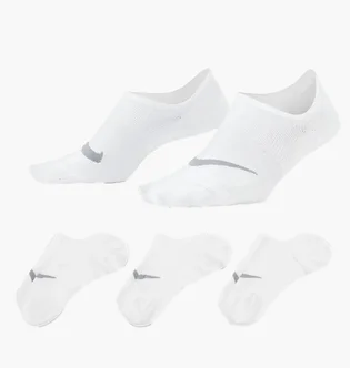 Носки женские Nike U Nk Everyday Plus Ltwt Footie White (3 пары) SX5277-101