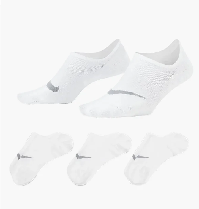 Шкарпетки жіночі Nike U Nk Everyday Plus Ltwt Footie White (3 пари) SX5277-101