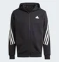 Толстовка мужская Adidas Future Icons 3-Stripes Full Zip Hoodie Black IR9159
