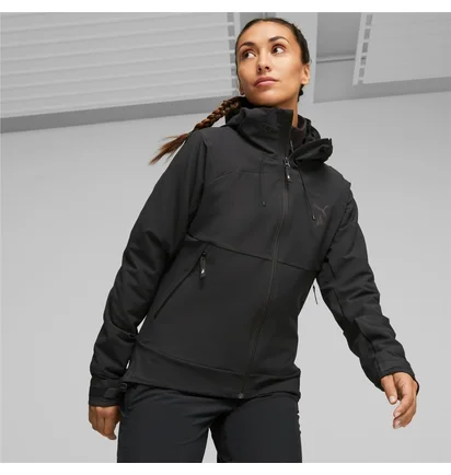 Куртка женская Puma Seasons Softshell Running Jacket Black 524117-01