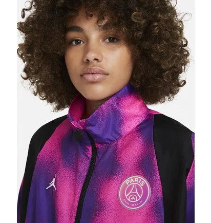 Вітровка жіноча Air Jordan Paris Saint-Germain Women'S Warm-Up Jacket Pink/Violet CZ7503-510