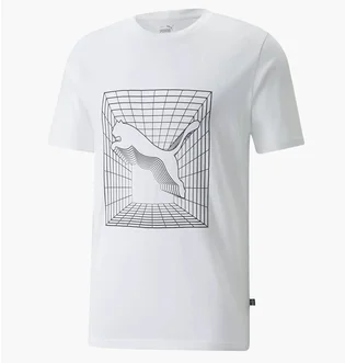 Футболка мужская Puma Cat Graphic White 670494-02