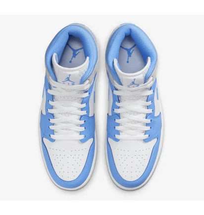 Кросівки чоловічі Nike Jordan 1 Mid Se Grey/Blue Dx9276-100