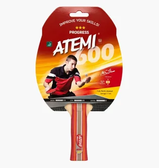 Ракетка для настільного тенісу ATEMI 600 Black DT1-10042