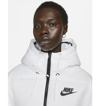 Пуховик жіночий Nike W Nsw Tf Rpl Classic Tape Jkt White DJ6997-100