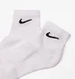 Шкарпетки унісекс Nike U Nk Everyday Cush Ankle (3 пари, утеплені) White SX7667-100