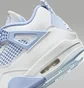 Кроссовки женские Air Jordan 4 Retro Forget Me Not White/Light Blue HV0823-100
