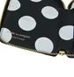 Кошелек женский Comme des Garcons Glossy Polka Dot Print Black SA7100GP