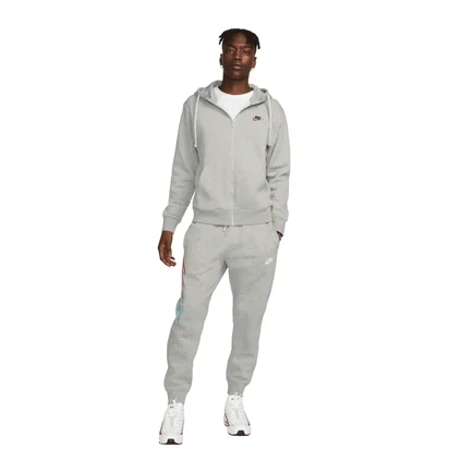 Толстовка чоловіча Nike Club Kapuzenjacke Grey DQ8384-064