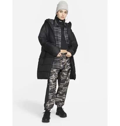 Парка женская Nike W Nsw Syn Tf Rpl Hd Black Dx1798-010