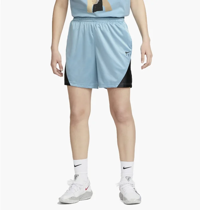 Шорти жіночі Nike Womens Basketball Shorts Light Blue Dh7363-494