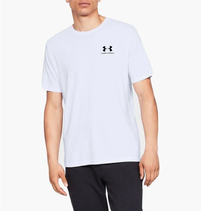 Футболка мужская Under Armour Sportstyle Lc Ss White 1326799-100
