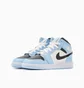Кросівки дитячі Nike Air Jordan 1 Mid Ice Blue Gs Light Blue 555112-401