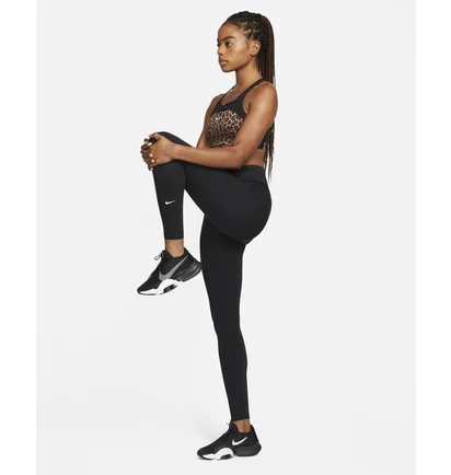 Леггинсы женские Nike W Nk One Df Hr Tght Black Dm7278-010