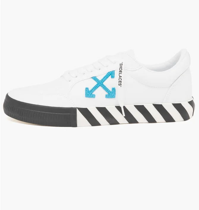 ᐉ Кроссовки мужские Off-White Low Vulcanized Canvas Sneaker White