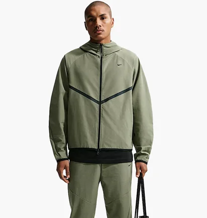 Куртка мужская Nike Tech Shori Knit Full-Zip Windrunner Olive IF1345-328