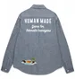 Рубашка мужская Human Made Chambray Shirt Blue HM25SH002