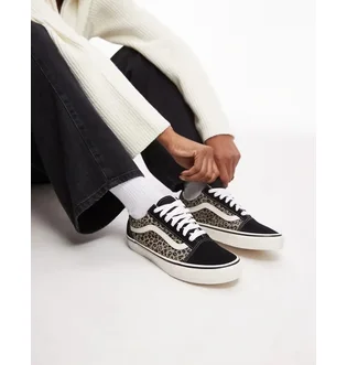 Кеды женские Vans Old Skool Black/Brown VN000D6WYY6