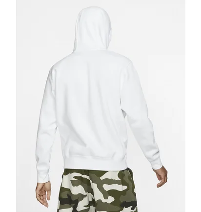 Толстовка чоловіча Nike M Nsw Club Hoodie Po Bb White BV2654-100
