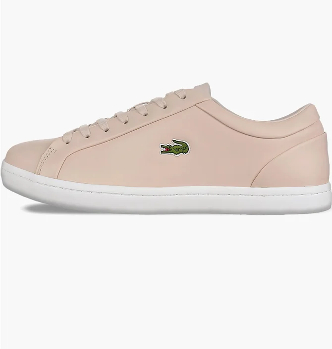 Кроссовки женские Lacoste Straightset Lace 317 3 Caw Beige 734CAW006015J