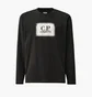 Лонгслів чоловічий C.P. Company Box Logo Black 16CMTS265A-005100W