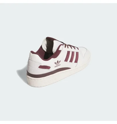 Кроссовки мужские Adidas Forum Low Cl White/Bordo JQ0206