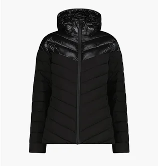Куртка женская CMP Snaps Hood Sorona Aura Black 35K3576-U901