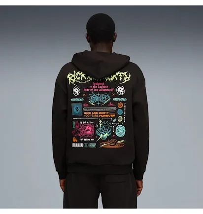 Худи мужское Puma Rick And Morty Black 633094-01