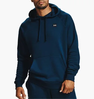 Худи мужское Under Armour Hooded Sweatshirt Rival Fleece Hoodie Blue 1357092-408