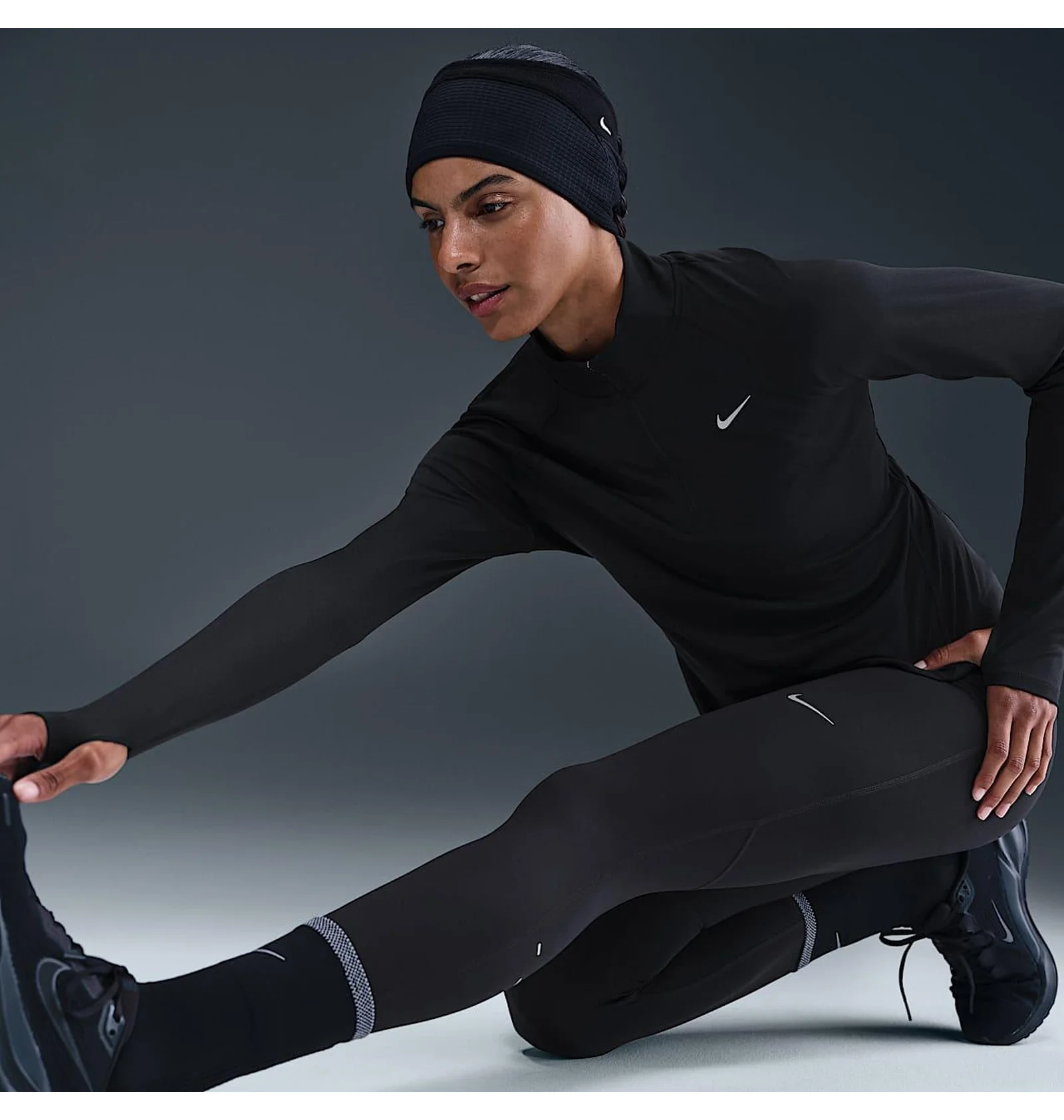 ᐉ Лосины женские Nike Tempo Hr 7/8 Black HV8170-010 - купить в