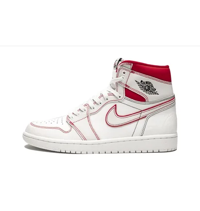 Кроссовки мужские Air Jordan 1 Retro High Og White 555088-160