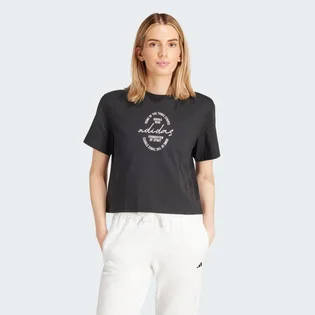 Футболка жіноча Adidas Brand Love Signature Graphic Tee Black IY3408