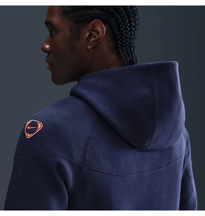 Толстовка мужская Nike Sportswear Fc Barcelona Tech Fleece Blue HQ1829-411