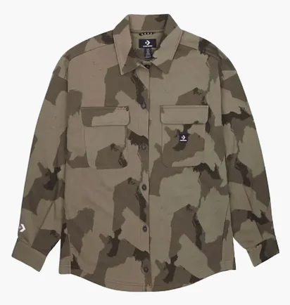Рубашка мужская Converse Shirt Jacket Camo 10026992-216